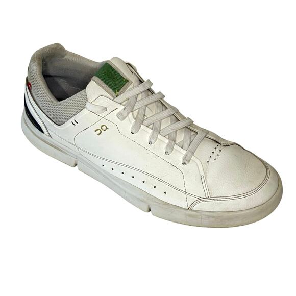 On Running The Roger Centre Court Tennis Shoe Men's 12.5 | White Green Sneaker - Picture 1 of 11